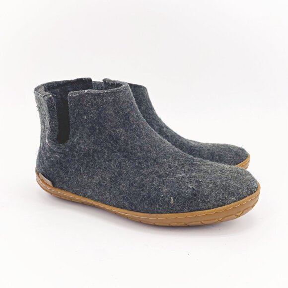 Glerups Felted Wool Slipper Boot Sz 38 - Picture 1 of 10